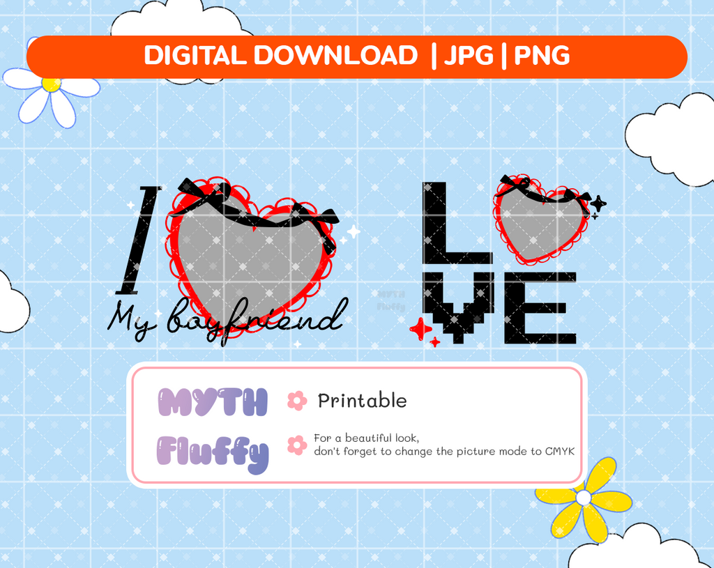 kpop Frame My boyfriend Template, kpop Stickers, kpop giveaway, Digital Download