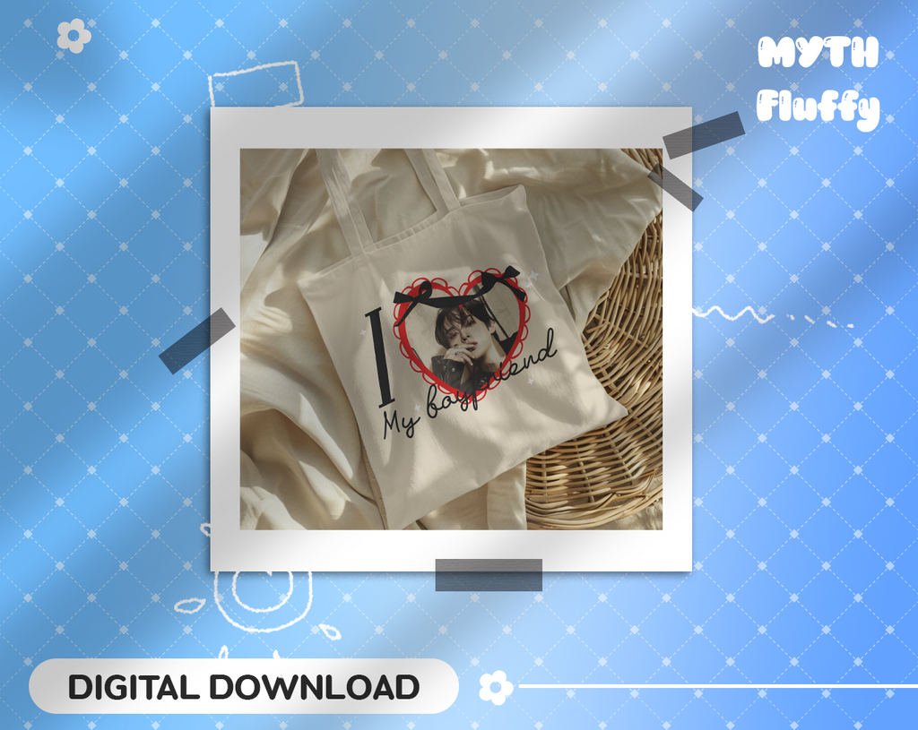 kpop Frame My boyfriend Template, kpop Stickers, kpop giveaway, Digital Download