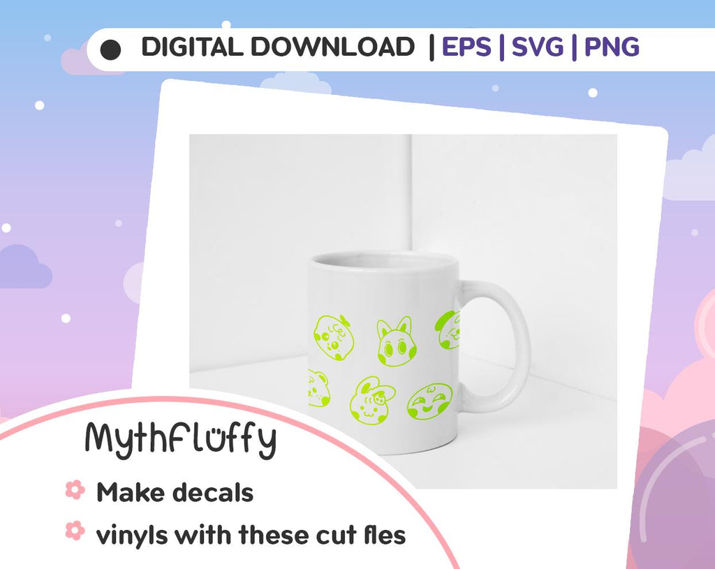 kpop  Character dream Light stick Decals  / Vector files / svg eps png