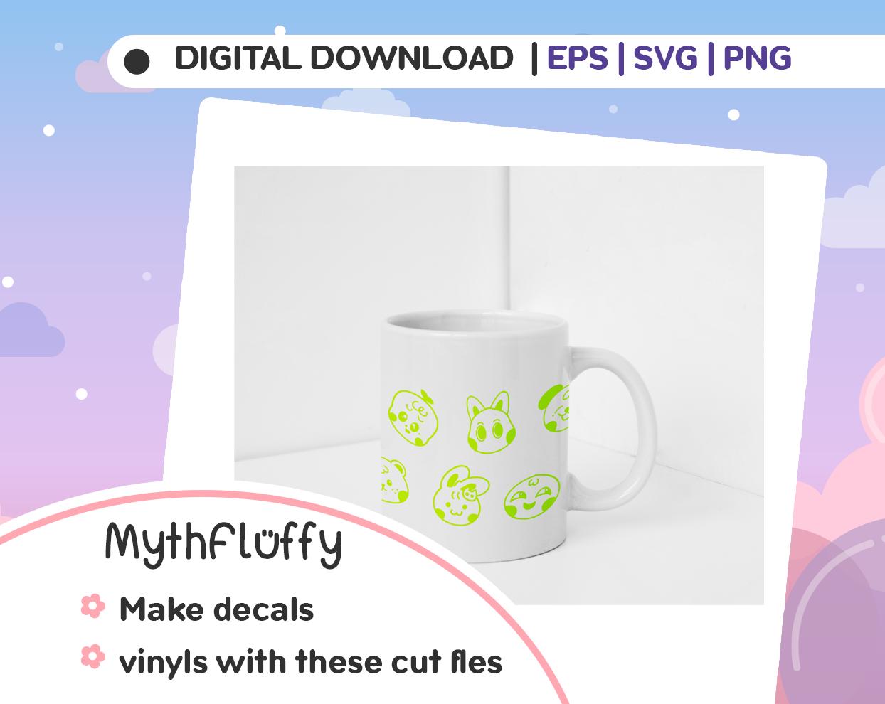 kpop  Character dream Light stick Decals  / Vector files / svg eps png