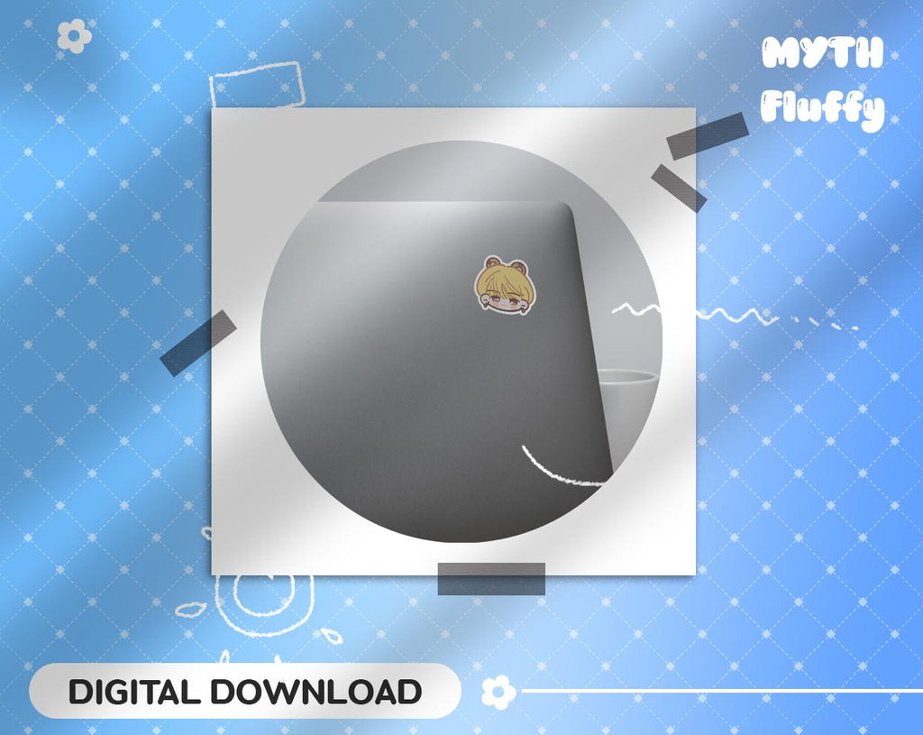 TXT (moa) Member character Clipart Bundle (Digital Download)